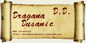 Dragana Dušanić vizit kartica